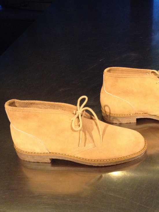 VTG Mason Shoes Suede Chukka Boots Men\'s Sz 9.5 E Lace Up Crepe Sole Made USA main image 11
